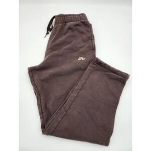 VTG 80s 90s Nike Air Grey Tag Fleece-lined Joggers Drawstring Men's S